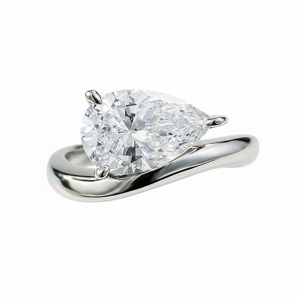 Nocturne Teardrop Ring