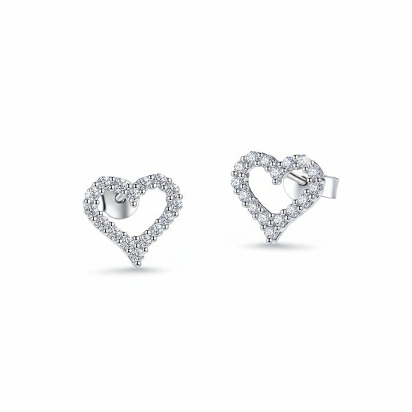 Hollow Heart Earrings