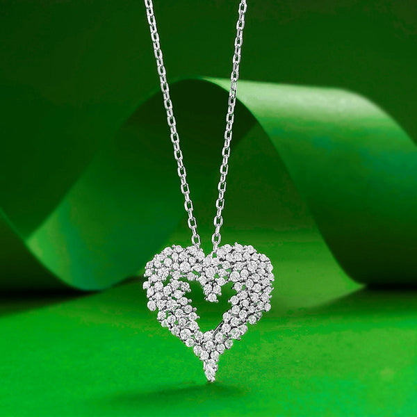 Heart Diamond Whisper Pendant