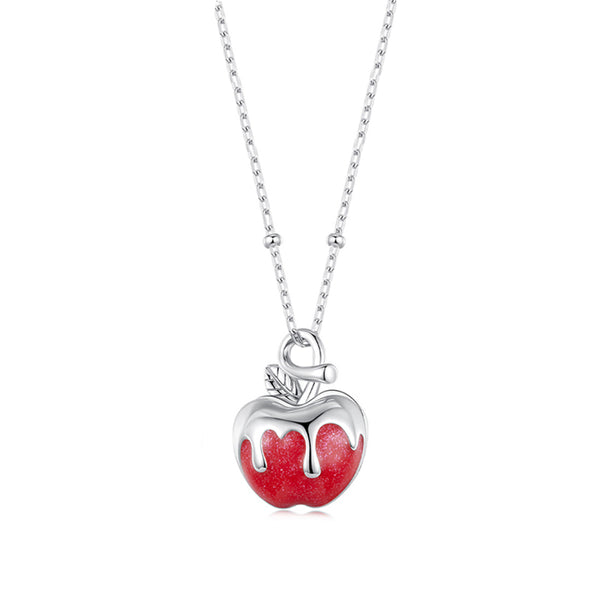 Openable Apple Locket Necklace
