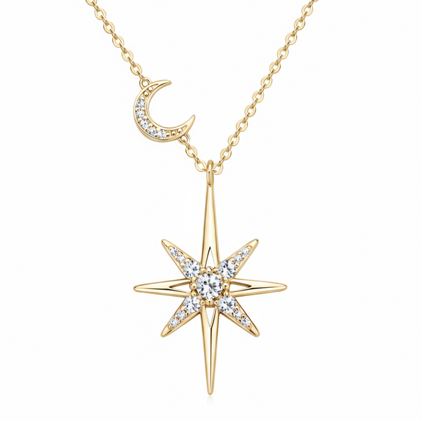 Moon & Star Necklace