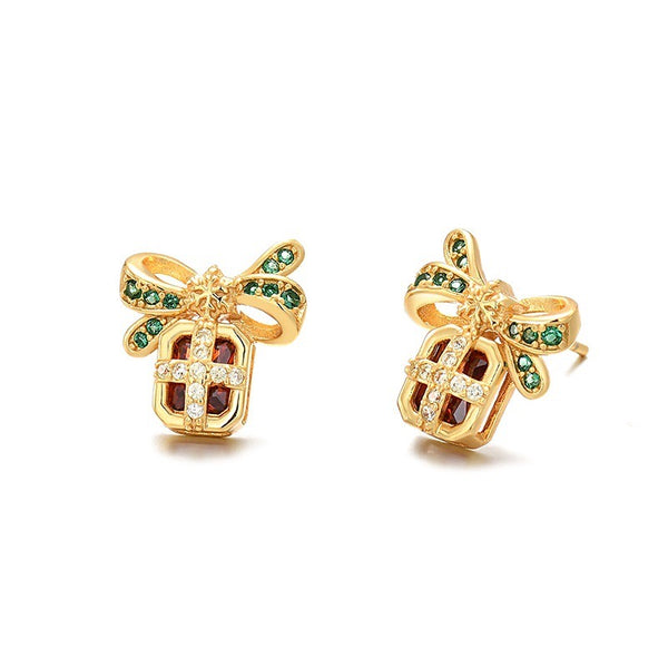 Bow Gift Stud Earrings