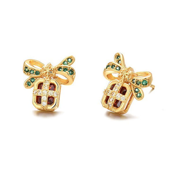 Bow Gift Stud Earrings