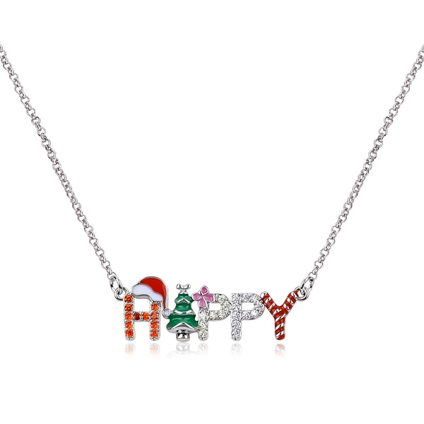 HAPPY Alphabet Necklace