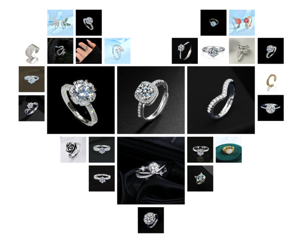 Clearance! Loss of money sale! Buy one ring get 10 rings!