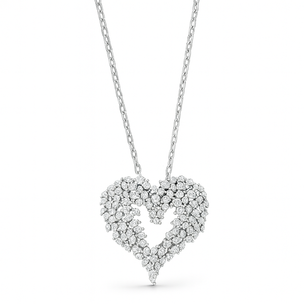 Heart Diamond Whisper Pendant