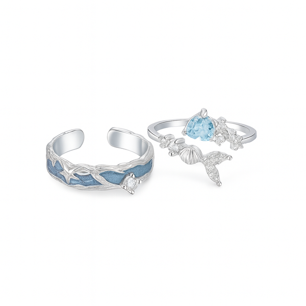 Fish Date Couple Rings