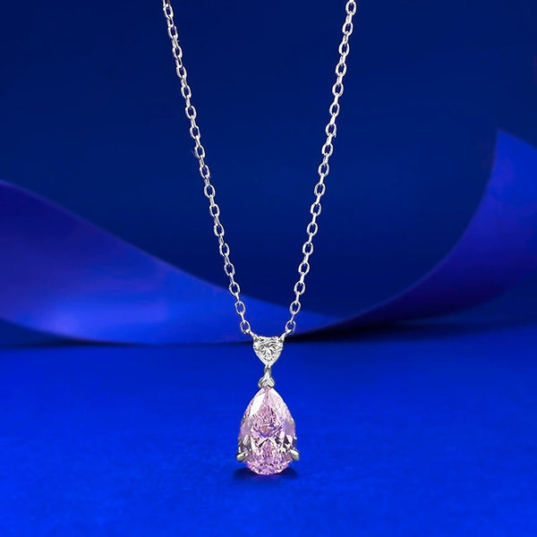 Love Heart Pear-shaped Necklace